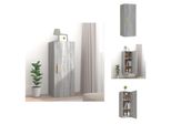 Vidaxl Armadio A Muro Grigio Sonoma 34,5X34X90 Cm Materiale A Base Di Legno - Mensole A Muro