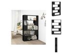 Vidaxl Libreria Divisoria Nera 100X24X155 Cm In Legno - Librerie E Scaffali