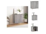 Vidaxl Credenza Grigio Sonoma 60X35X70 Cm Materiale A Base Di Legno - Credenze