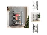 Vidaxl Libreria 4 Scomparti Bianca 100X30X140 Cm In Legno Di Pino Massiccio - Librerie E Scaffalature