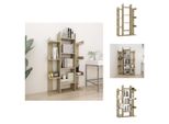Vidaxl Libreria Rovere Sonoma 86X25,5X140 Cm Materiale A Base Di Legno - Librerie E Scaffalature