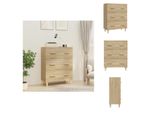 Vidaxl Credenza Rovere Sonoma 70X34X90 Cm Materiale Legno - Credenze