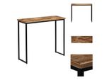 Vidaxl Consolle In Legno Massiccio Riciclato Teak 90 X 30 X 76 Cm - Tavolini