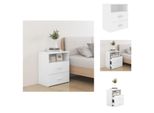 Vidaxl Comodino Bianco 50X32X60 Cm - Comodini