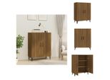 Vidaxl Credenza Marrone Effetto Rovere 70X34X90 Cm Materiale Legno - Credenze