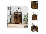 Vidaxl Comodino Rovere Fumé 40X42X60 Cm Materiale Legno - Comodini