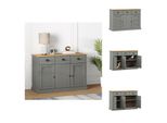 Vidaxl Credenza Con Cassetti Vigo 113X40X75 Cm Pino Massiccio - Credenze