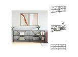 Vidaxl Consolle Grigio Sonoma 200X30X75 Cm In Legno E Ferro - Tavolini
