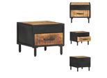 Vidaxl Comodino 40X40X35 Cm Legno Di Mango Grezzo - Comodini