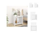 Vidaxl Comodini 2 Pz. Bianco 40X35X60 Cm Materiale A Base Di Legno - Comodini