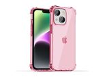 Smartphonica Iphone 14 Custodia In Silicone Antiurto Trasparente Con Paraurti - Rosa Chiaro