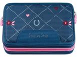 Step By Step Astuccio Per Matite Xxl Pencil Case, 3 Folds Horse Lima Blu Scuro