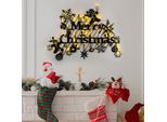 Wallity, Xmasblack - 023, Scultura Da Parete, Nero, 100 % Metallo, 95 X 69 Cm