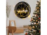 Wallity, Xmasblack - 019, Scultura Da Parete, Nero, 100 % Metallo, 61 X 61 Cm