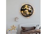 Wallity, Xmasblack - 029, Scultura Da Parete, Nero, 100 % Metallo, 60 X 60 Cm
