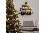 Wallity, Xmasblack - 004, Scultura Da Parete, Nero, 100 % Metallo, 67 X 62 Cm