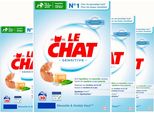 Le Chat Sensitive Detersivo In Polvere - Marsiglia E Aloe Vera - Confezione Risparmio 4X38 Lavaggi