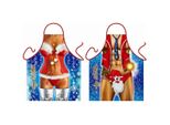 Babbo Natale E Babbo Natale - Grembiule Da Cucina Divertente E Carino Per Natale