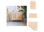 Vidaxl Ante Dell'armadio A Doghe 2 Pezzi 61,5X39,4 Cm In Legno Massiccio - Ante Dell'armadio