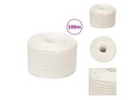 Vidaxl Corda Da Lavoro Bianca 14 Mm 100 M In Polipropilene - Corde