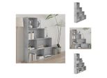 Vidaxl Libreria/Divisorio Grigio Cemento 155X24X160 Cm Materiale A Base Di Legno - Librerie & Librerie