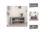 Vidaxl Portascarpe Grigio Sonoma 100X35X45 Cm Materiale A Base Di Legno - Portascarpe E Armadietti