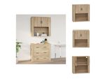 Vidaxl Armadio A Muro Rovere Sonoma 80X33X80 Cm Materiale Legno - Credenze