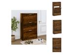 Vidaxl Scarpiera In Rovere Affumicato 63X24X103 Cm In Legno - Scarpiere E Armadietti