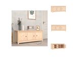 Vidaxl Scarpiera 110X38X45,5 Cm In Legno Di Pino Massiccio - Scarpiere E Armadietti