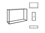 Vidaxl Consolle Trasparente 120X35X75 Cm In Vetro Temperato - Tavoli Laterali