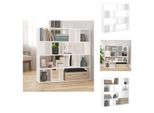 Vidaxl Libreria/Divisorio Per Ambienti Bianco Lucido 105X24X102 Cm - Divisorio Per Ambienti
