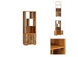Vidaxl Libreria 60X35X180 Cm In Legno Massello Antico - Librerie E Scaffali