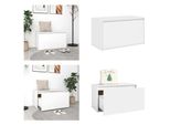 Vidaxl Panca Da Corridoio 80X40X45 Cm Bianco Materiale A Base Di Legno - Panca - Panche - Panca Da Corridoio - Panche Da Corridoio