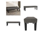Vidaxl Panca Grigio Scuro 100X30X30 Cm In Velluto - Panca - Panca - Panchina - Panca Da Corridoio