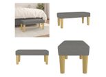 Vidaxl Panca Grigio Scuro 70X30X30 Cm In Tessuto - Panca - Panche - Panca Per Corridoio