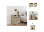 Vidaxl Comodini 2 Pezzi Rovere Sonoma 50X32X60 Cm - Comodini