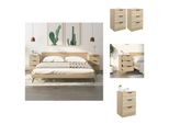 Vidaxl Comodini 2 Pezzi Rovere Sonoma 40X36X65 Cm - Comodini