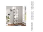 Vidaxl Portascarpe Trasparente 44X31,5X153,5 Cm Pp - Portascarpe E Armadietti
