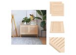 Vidaxl Armadio Ante A Persiana Design 2 Pezzi 39,5X39,4 In Legno Di Pino Massiccio - Porte Armadio