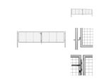 Vidaxl Cancello Da Giardino In Acciaio Zincato 415 X 125 Cm Argento - Cancelli Da Giardino