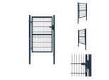 Vidaxl Cancello Per Recinzione In Acciaio 106X248 Cm Antracite - Cancelli Da Giardino