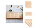 Vidaxl Ante Dell'armadio A Persiana 4 Pezzi 69X49,4 Cm In Legno Massiccio - Ante Dell'armadio