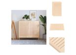 Vidaxl Ante Dell'armadio A Doghe 2 Pezzi 99,3X59,4 Cm In Legno Massiccio - Ante Dell'armadio