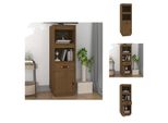 Vidaxl Credenza Marrone Miele 34X40X108,5 Cm Pino Massiccio - Credenze