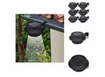 6X Lampada Da Esterno Luce Solare Set Recinzione Luce Nera - Illuminazione Esterna