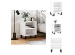 Vidaxl Comodino Bianco 40X30X50 Cm Materiale Legno - Comodini