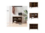 Vidaxl Scarpiera In Rovere Affumicato 69X35X50 Cm In Legno - Scarpiere E Armadietti