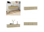 Vidaxl Scaffale A Muro In Rovere Sonoma 88X26X18,5 Cm - Scaffale A Cassetto - Scaffale A Cassetto - Scaffale A Muro - Scaffale A Muro