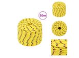 Vidaxl Corda Da Barca Gialla 14 Mm 50 M In Polipropilene - Corde