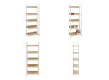 Vidaxl Libreria A 5 Ripiani In Rovere 60X27,6X158,5 Cm Materiale A Base Di Legno - Scaffale In Piedi - Scaffale In Metallo - Libreria - Scaffale Di Stoccaggio